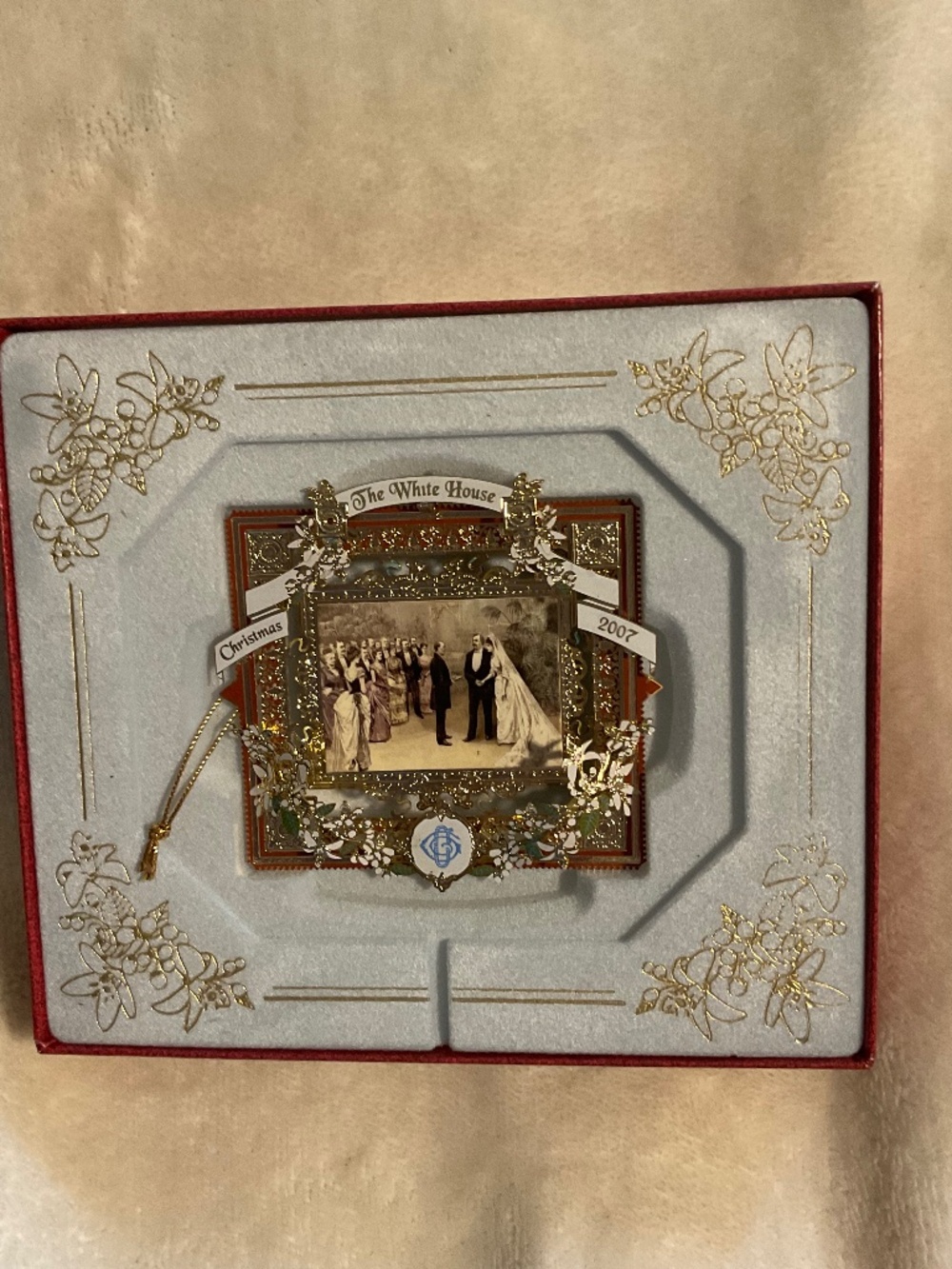 2007 White House Historical Association Christmas Ornament w/ Original Box